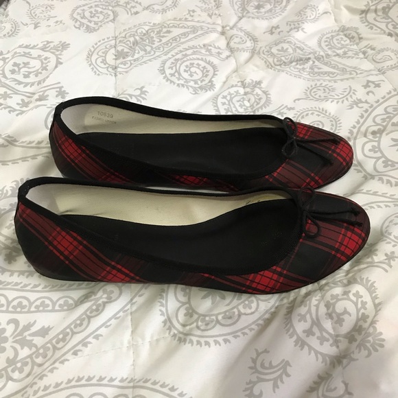 J. Crew Shoes - J. Crew made in Italy plaid ballet flats SOLD